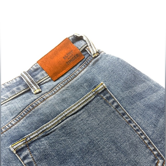 Flint And Tinder Slim Fit Blue Jeans Size 38x32 - Picture 7 of 7